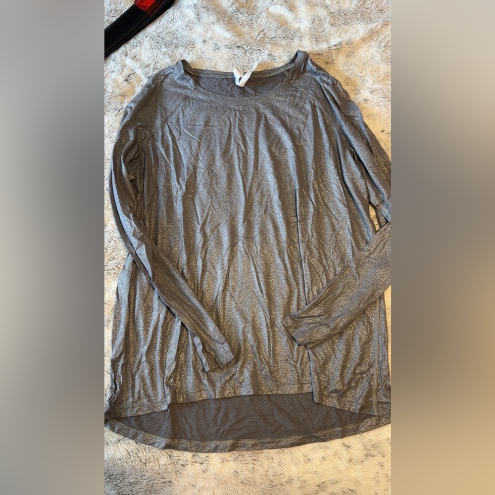 lululemon athletica Gray Long Sleeve Top
